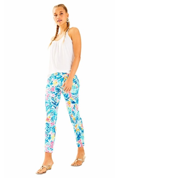Lilly Pulitzer Pants - Lilly Pulitzer Size 14 Kelly Ankle Skinny Pants